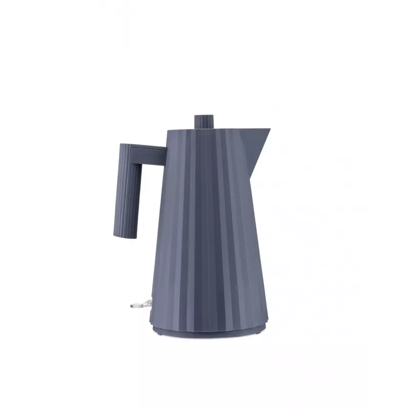 Alessi MDL06 B Pleated Electric Kettle, Black Euro Plug