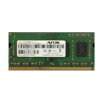 AFOX AFSD38BK1P - 8 GB - 1 x 8 GB - DDR3 - 1600 MHz - 204-pin SO-DIMM