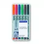 Marker Staedtler 315 WP6 Black Blue Brown Green Orange Red