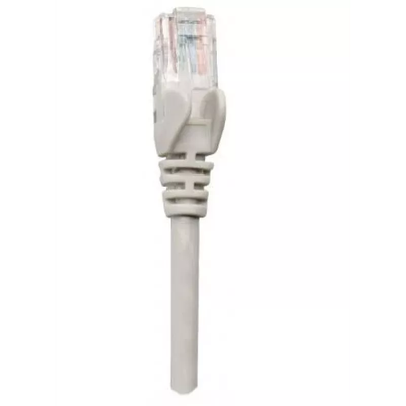 Intellinet Network Patch Cable, Cat6A, 50m, Grey, Copper, S/FTP, LSOH / LSZH, PVC, RJ45, Gold Plated Contacts, Snagless, Booted, Lifetime Warranty