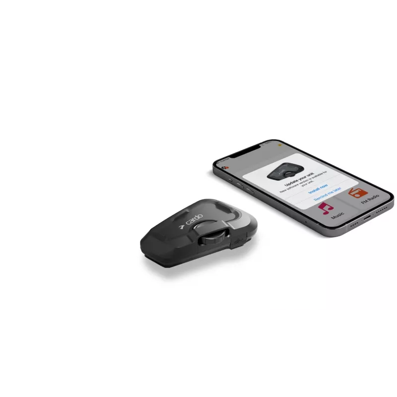 Cardo Spirit HD Duo motorcycle intercom 2 channels 600 m Black