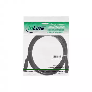 FireWire 800 Cable InLine 39902 1.8m Male/Male Black
