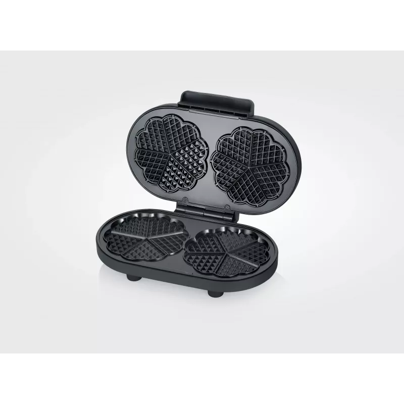 Waffle Maker Severin WA 2118 2 Waffles 1200 W Black