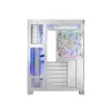 PC case MODECOM Volcano Panorama Midi Tower white — micro ATX, tempered glass, ARGB, USB-C, supports GPU 400 mm