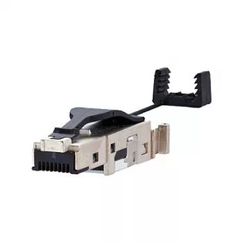 BTR E-DATIndustry IP20 field plug Cat.6, 10 GBit suitable nach IEEE 802.3an, 8-adriger RJ45-Plug f. AWG 22 (1401405012-I)