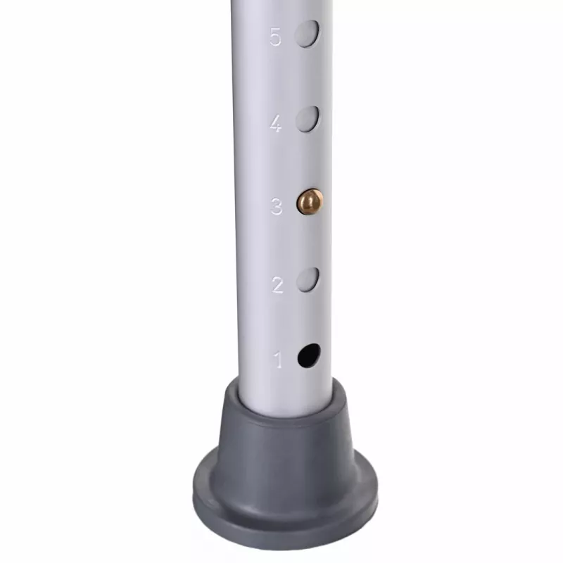 Round aluminium shower stool