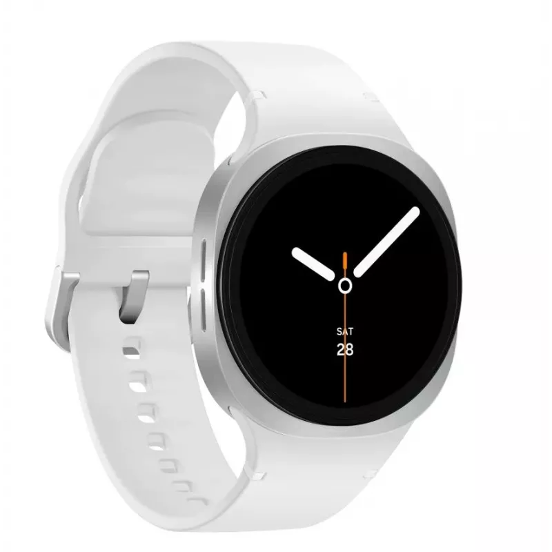 Samsung Galaxy Watch 8 3.3 cm (1.3 inch) AMOLED 40 mm Digital 438 x 438 pixels Touchscreen Silver Wi-Fi GPS (satellite)