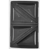 Blaupunkt SMS611 Sandwichmaker non-stick coating, grill function, toast function, cool-touch housing Black, Silver (SMS611)