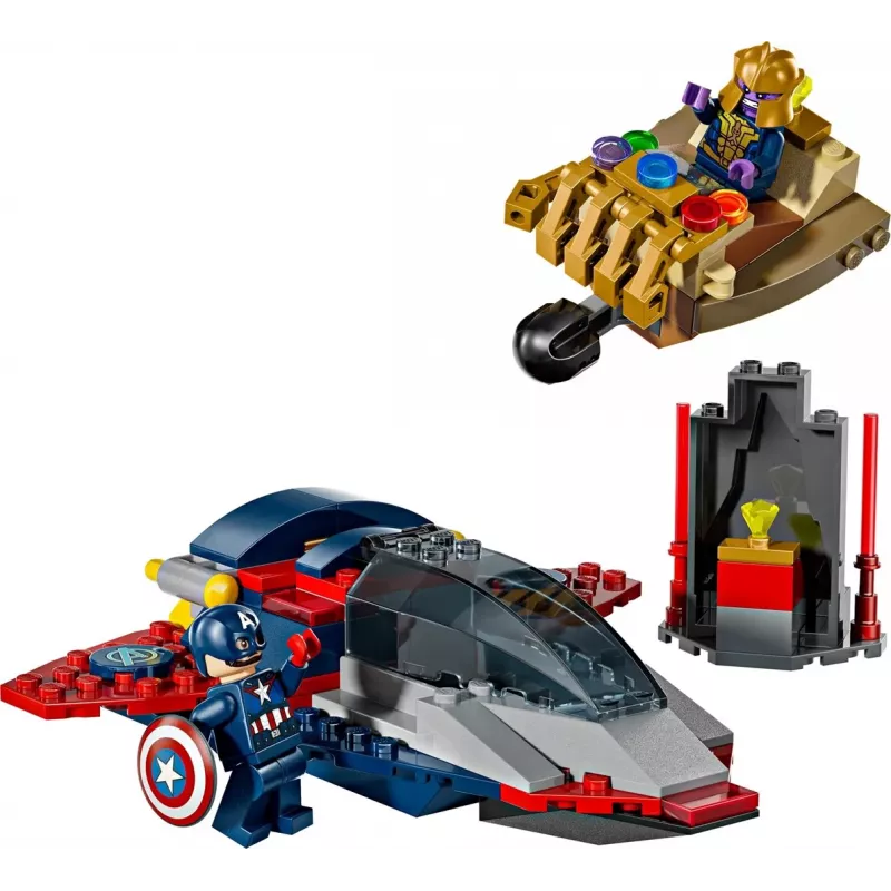 Construction toy set LEGO Marvel Super Heroes Captain America Thanos 76319 — 107 pieces, 2 minifigures, age 4+