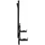 Manhattan Soundbar Mount Universal, Wall Mount or VESA Mount, Compatible with Soundbars up to 15kg, Depth-Adjustable, Mounts Above or Below TV, Black