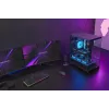 TACENS Mars Gaming MCPRISMA Midi Tower PC case, Black, tempered glass, supports ATX/Micro-ATX/Mini-ITX, 2x3.5 inch + 2x2.5 inch bays