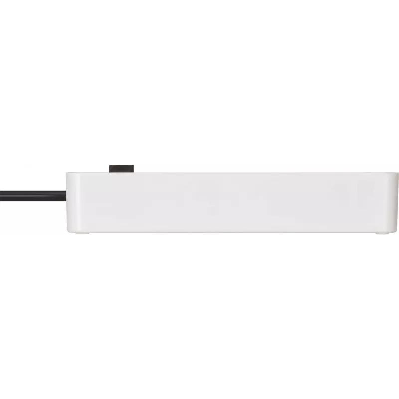 Brennenstuhl Ecolor Power Strip 4-way [Polished Surface, 1.5m Cable, White/black]