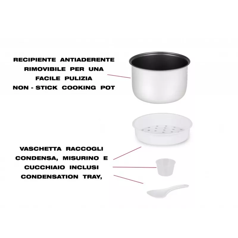 Beper P101VAP002 rice cooker and steamer