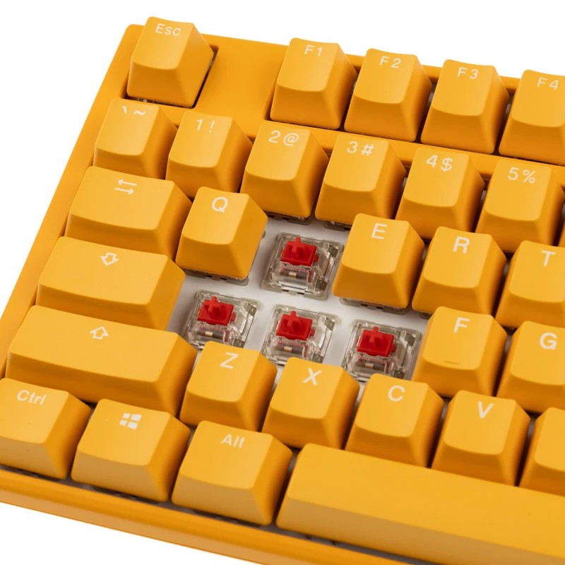 Ducky One 3 TKL keyboard Gaming USB QWERTY English Yellow