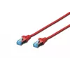 Network Cable Digitus CAT 5e SF/UTP RJ-45 2m Red