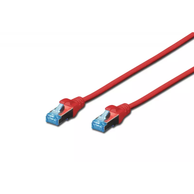 Network Cable Digitus CAT 5e SF/UTP RJ-45 2m Red