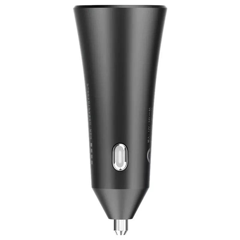 Xiaomi 37 Watt Dual Port Car Charger Black, Black