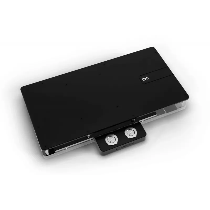 Backplate Alphacool 10270 Acrylic Aluminium Chrome Copper Nylon Black Transparent