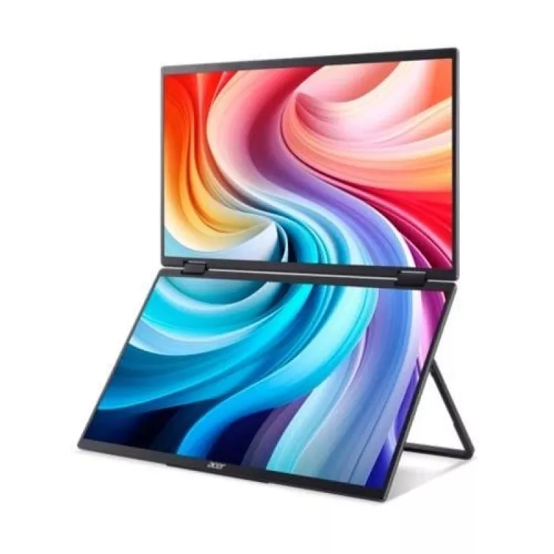 Portable monitor Acer PD163QT 15.6 inch FHD 1920x1080 IPS 8 ms USB-C Black VESA 75x75