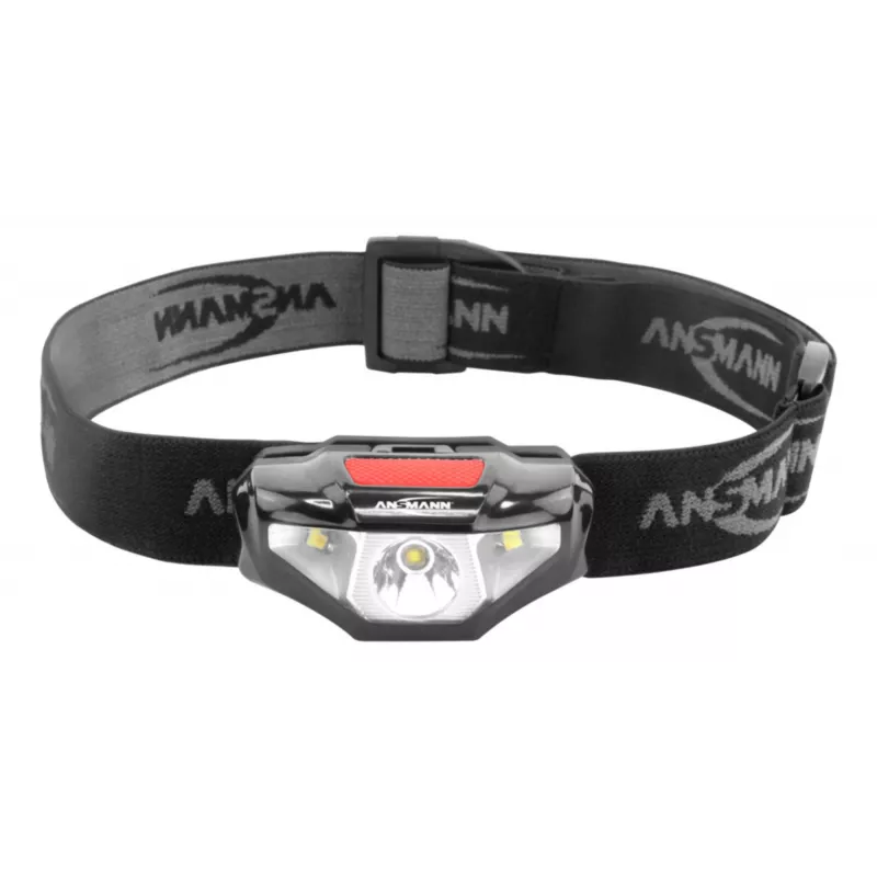 Ansmann HD70B - Headband Flashlight - Black - acrylonitrile butadiene styrene (ABS) - Plastic - IP44 - LED - 1 lamps