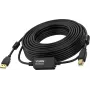 USB Cable Vision TC 10MUSB+/BL/2 USB 2.0 10m USB A USB B Black