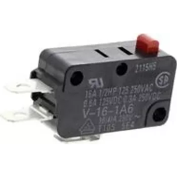 Omron V-16-1A6 microswitch 250 V/DC 16 A 1 x on/(on) 1 pc(s) Bag