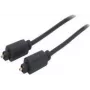 shiverpeaks 2.0m Toslink - Toslink - TOSLINK - Male - TOSLINK - Male - Gold - Black (BS69004-2.0)