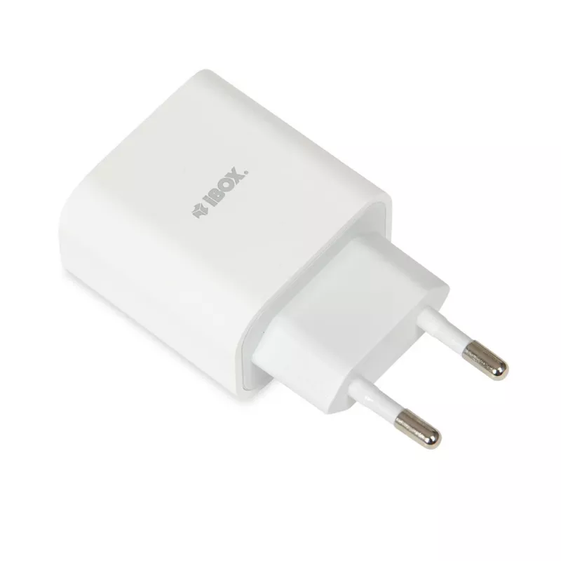 Indoor USB Type-C Fast Charger IBOX C-37, 20W, USB‑C PD 3.0, 3 A output, White