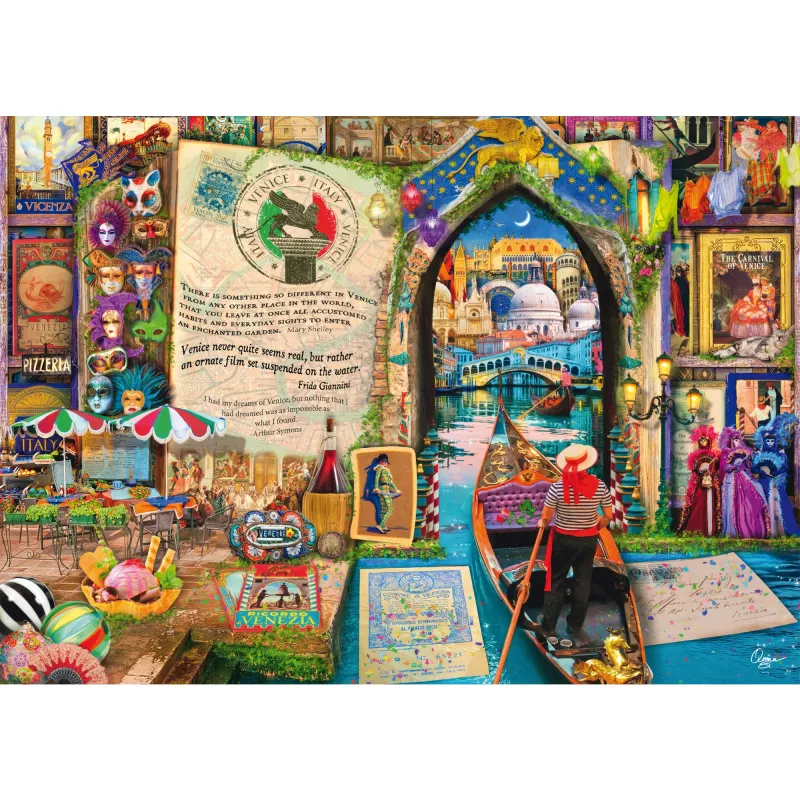 Jigsaw Puzzle schmidt spiele Aimee Stewart: Memories of Venice — 1000 pieces