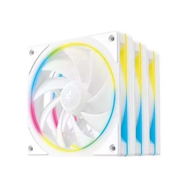Computer case Fan DeepCool FL12 SE WH 12 cm White 3 pcs