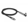 USB Type-C to Lightning charging and data cable with angled connector and stand function, DELOCK 1.5 m, 9 V 3 A (MFi)