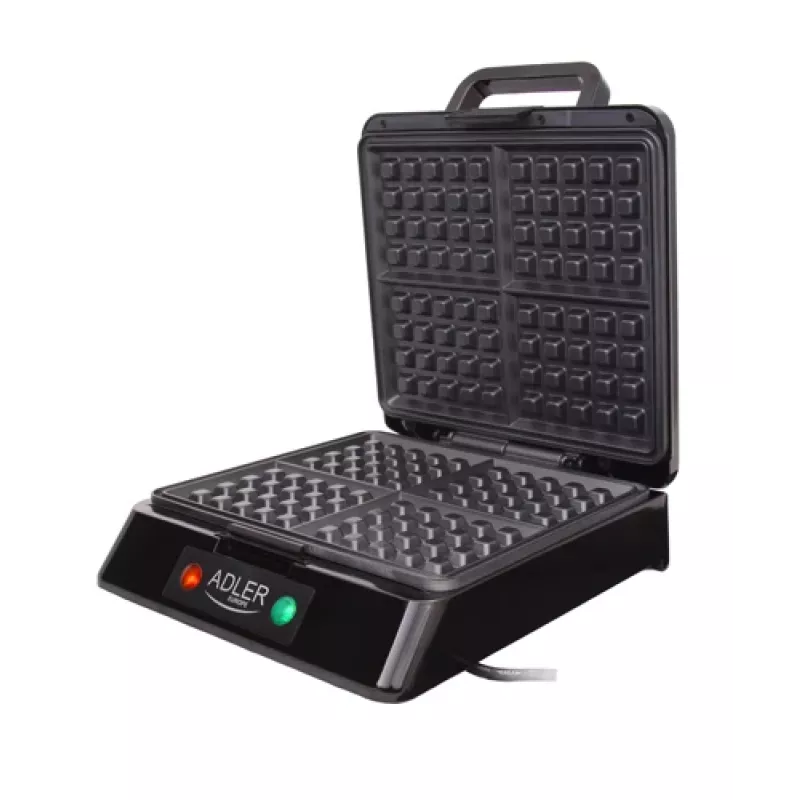 Adler AD 3036 waffle iron 4 waffle(s) Black,Grey 1500 W