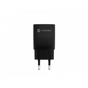 NATEC wired mobile device charger NUC-2141, 30W, USB-C PD 3.0 + USB-A QC 3.0, 110–240V, black