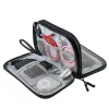 Cable organiser pouch Tellur TLL193011 — compact travel case for chargers, cables, adapters, black