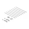 Patch panel DELOCK Mini Desktop RJ45 8-port Cat.6A shielded black for table, wall or DIN rail