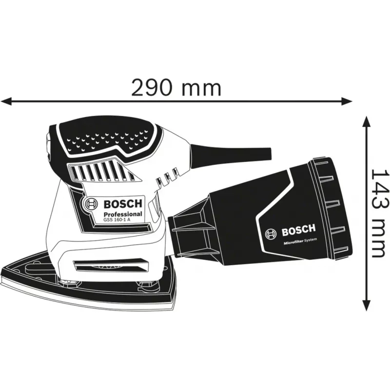 Bosch GSS 160 Multi Multi sander 24000 RPM Multicolour