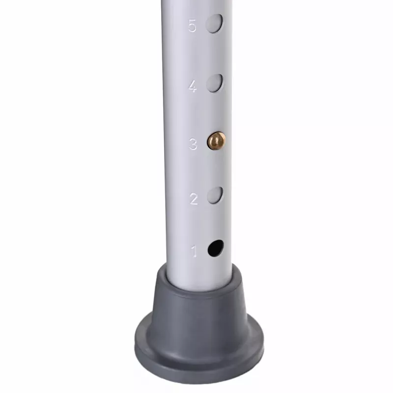 Round aluminium shower stool
