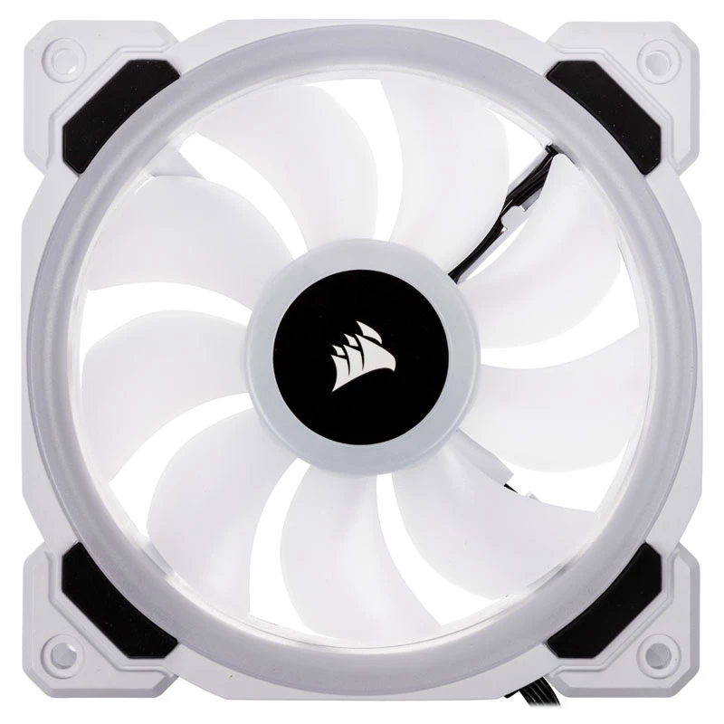 CORSAIR LL120 RGB 120mm White PWM Case Fan 3-Pack