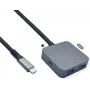 VALUE USB hub 12.99.1126 — USB 3.2 Gen 2 (Type-C host) 4 ports (2×A + 2×C) 10000 Mbit/s, Black