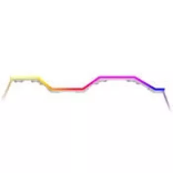 LED strip HYTE Noodle LN70 ARGB White — addressable ARGB lighting strip for PC cases and ambient lighting