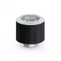 BitsPower straight fitting G1/4 male to 16/10 mm tubing — matte black