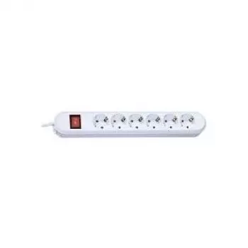 Power Extension Bachmann 381.250K 1.5m 6 AC Outlets White