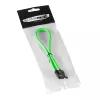 CableMod ModMesh - SATA-Cable - Serial ATA 150/300/600 - SATA (W) to SATA (W) - 60cm - Light Green (CM-CAB-SATA-N60KLG-R)