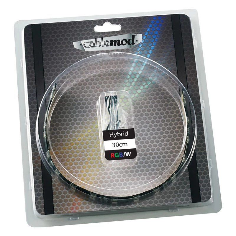 LED strip CableMod CM-LED-30-D30RGBW-R White RGB 30 cm