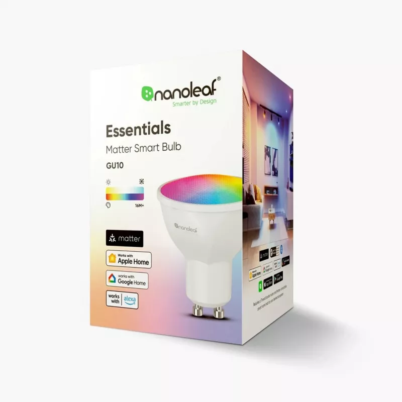Smart bulb Nanoleaf Essentials NF080B02-1GU10 Wi-Fi 5 W White
