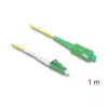 DeLOCK 83235 InfiniBand Fibre Optic Cable 1m LC SC OS2 Yellow