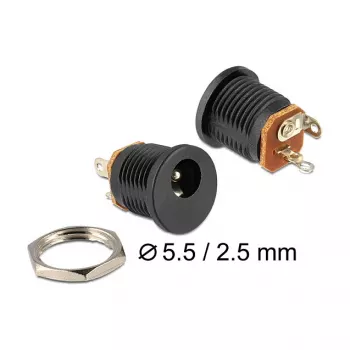 Power Plug DeLOCK 65690 Black