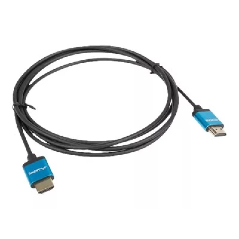 HDMI cable LANBERG CA-HDMI-22CU-0018-BK 1.8 m — HDMI Type A to A, HDMI 2.0, 18 Gbit/s, ARC, gold-plated