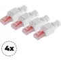 Network Plug ShiverPeaks 75011-4 Cat. 6 Tool-less RJ45 Connector, 8P8C
