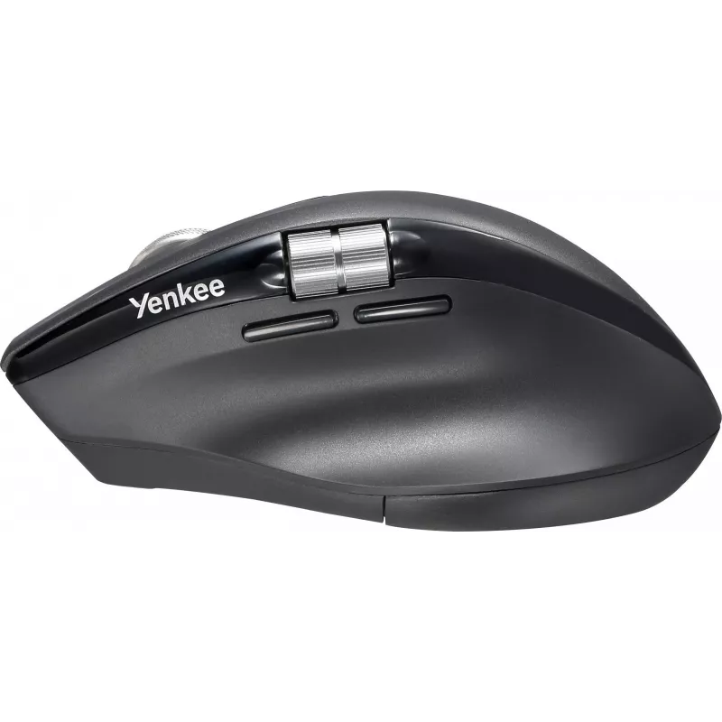 Wireless Mouse YENKEE SPIN DUAL 2095BK — compact dual-mode optical mouse, model YMS 2095B SPIN